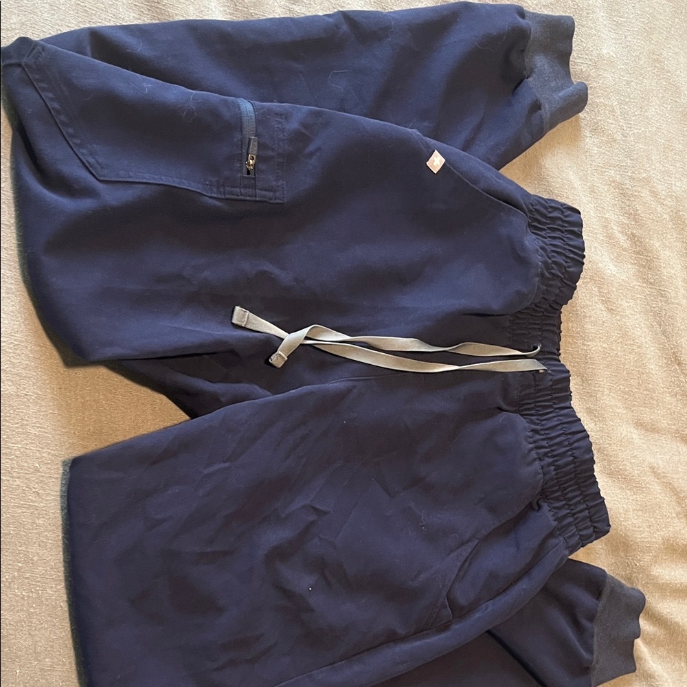 Figs Navy Drawstring Joggers